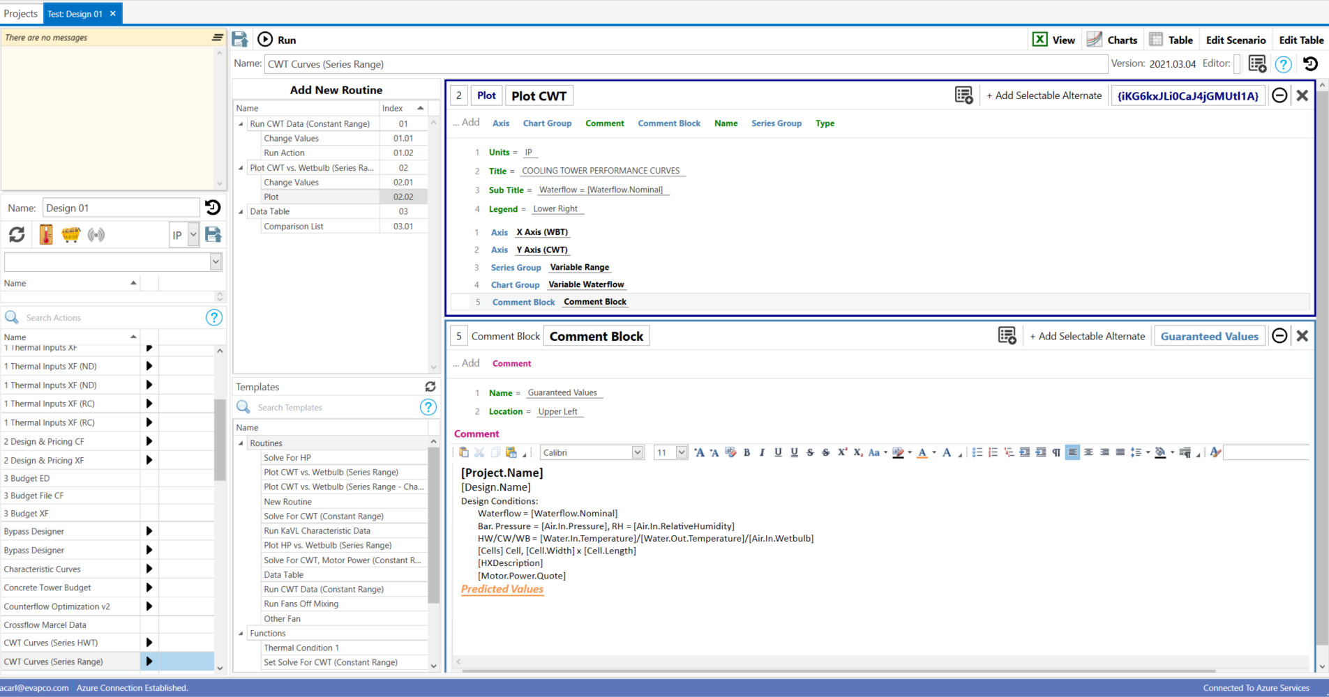 Evapco engineering and sales software support